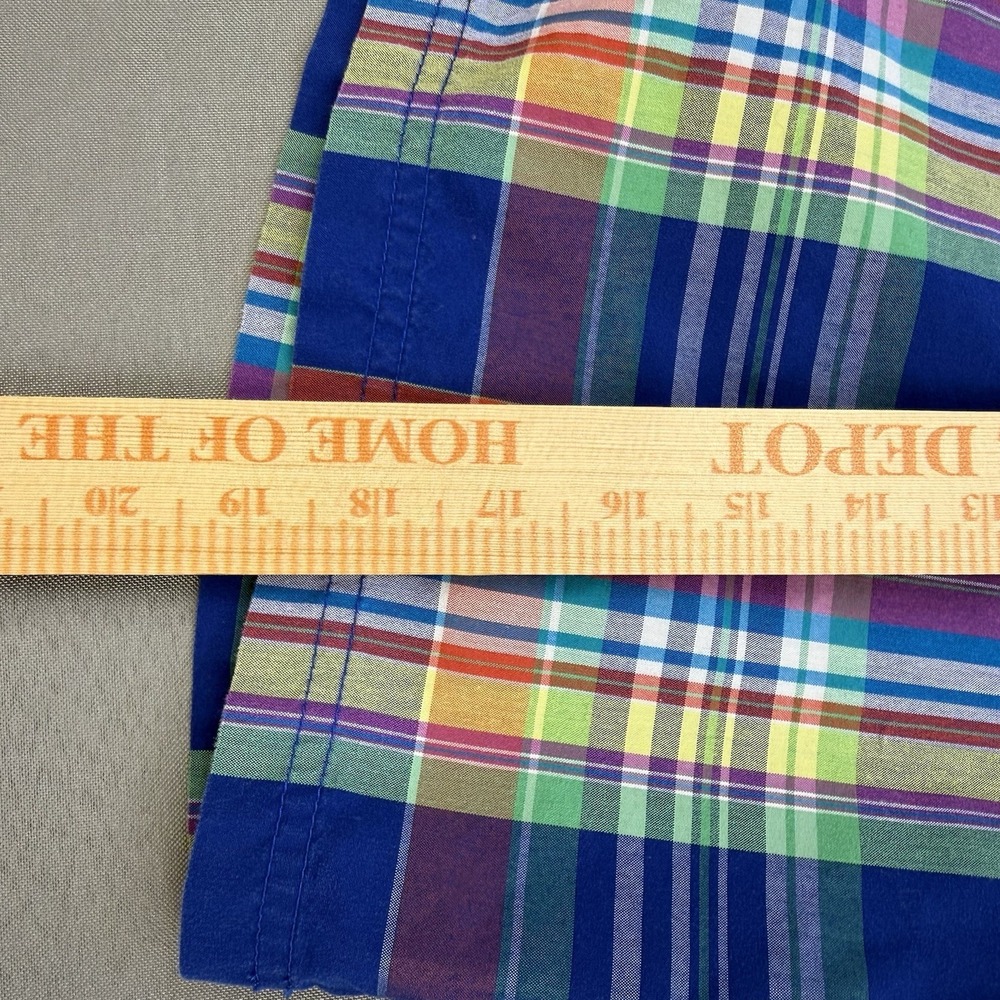 Polo Ralph Lauren Swim Trunks Boys 14-16 Multicolor Plaid Madras Mesh Lined - Picture 9 of 10
